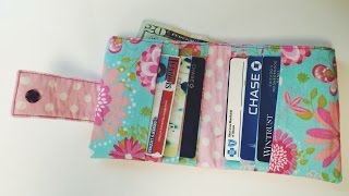 DIY Bifold Wallet Tutorial [upl. by Dew]