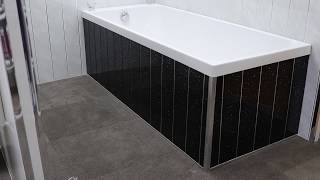 How To Fit Bathroom Cladding Around A Bath [upl. by Harley482]