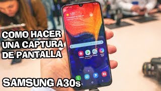 SAMSUNG A30s 👍Cómo Hacer una Captura Screenshot FÁCIL 📲 OrientadorMovil [upl. by Larrie]