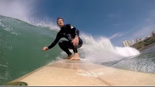 Action surf à la côte des Basques Biarritz [upl. by Lydell]