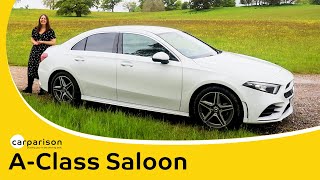 2021 MercedesBenz AClass Saloon Review  Carparison [upl. by Jaeger]