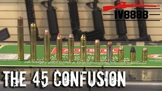 Firearms Facts The 45 Confusion [upl. by Lehcsreh]