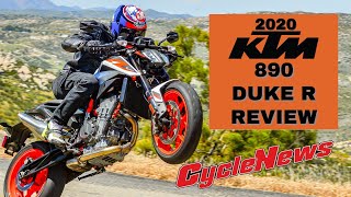 2020 KTM 890 Duke R First Review  Cycle News [upl. by Alexander]