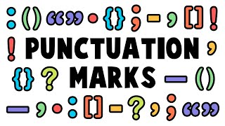 Punctuation Marks in English  English Vocabulary [upl. by Elnar]