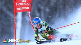 Mikaela Shiffrin finishes third in World Cup giant slalom at Killington  NBC Sports [upl. by Lowry]