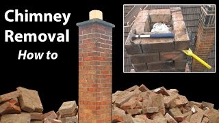 Removing a Chimney Below Roof Level  How to [upl. by Ttayh]