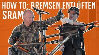 How to Bremsen entlüften  SRAM [upl. by Cazzie]