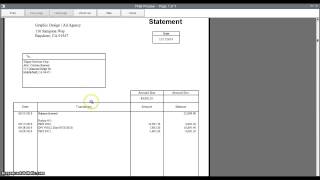 Creating Customer Statements in Quickbooks [upl. by Tutt]