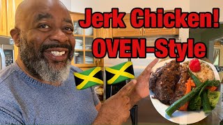 How To Make Authentic Jerk Chicken Oven Style [upl. by Sivek752]