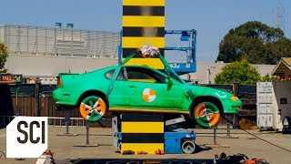 Defying Gravity Levitating a Car  MythBusters Jr [upl. by Hallagan]