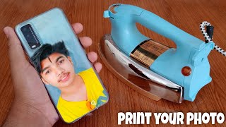 Print Your Photo Mobile Back Cover  easy way [upl. by Noswal]