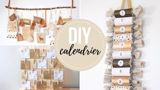 3 DIY  Calendriers de lavent [upl. by Sidnala]