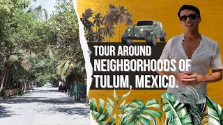 Tulum Tour around ALL Neighborhoods Guide 2024 [upl. by Poulter]