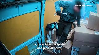 PostNord – Guldtjuvar slog till mitt på blanka dagen 3 minuter [upl. by Etnaled]