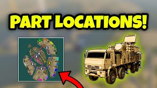 The NEW UPDATED Pantsir S1 Part Locations  War Tycoon [upl. by Harrietta]