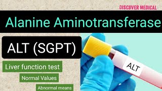 ALT  Alanine Aminotransferase  Liver function test [upl. by Nomal]