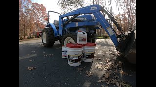 How To Change Hydraulic Oil On New Holland TC30 [upl. by Lepper]