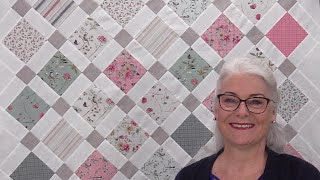 Quick Quilt With 5quot Squares [upl. by Ydnil]