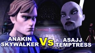 Lightsaber Duels  Anakin vs Asajj Ventress [upl. by Whorton289]