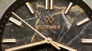 4K微距下Photo Album： Gorgeous Formex Essence 39 Eisenkiesel Dial [upl. by Ameerahs365]