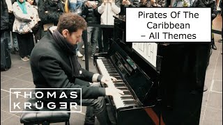 Piano Medley Pirates Of The Caribbean at Berlin Main Station – Thomas Krüger [upl. by Tala874]