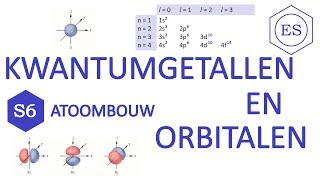 S6 atoombouw  Kwantumgetallen en orbitalen [upl. by Enoek]