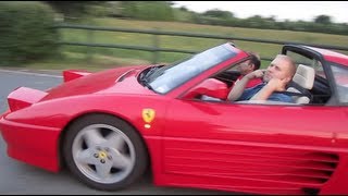 Ferrari 348 SCREAMING TUBI style exhaust [upl. by Burbank18]