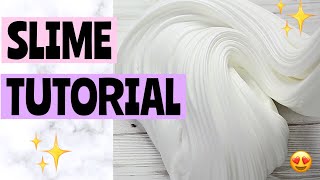 HOW TO MAKE SLIME Simple amp Easy Slime Recipe  2 Minute Easy Slime Tutorial Glue and Borax Slime [upl. by Enimaj]