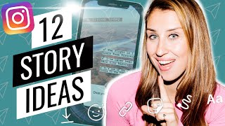 Instagram Story Ideas  12 IDEAS FOR YOUR BUSINESS [upl. by Airamalegna]