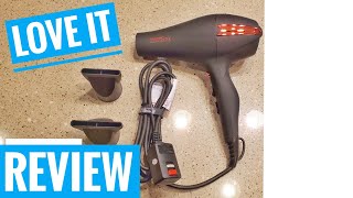 REVIEW Hair Dryer Very QUIET Trezoro Ionic UNBOXING [upl. by Lemej]