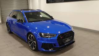 Audi RS4 Avant Nogaro Blue [upl. by Erbua]