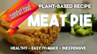 Meat Pie Recipe  Plantbased  vegan [upl. by Nauqahs]