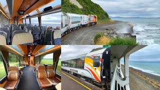 New Zealand by Rail  part 2 Coastal Pacific Scenic Train Christchurch  Picton [upl. by Richelle625]