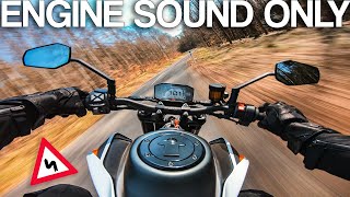 KTM 890 Duke R Akrapovic sound RAW Onboard [upl. by Glorianna261]