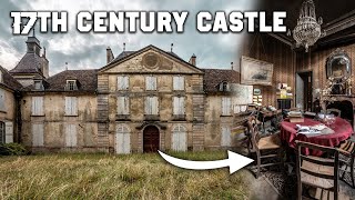 Incredible Abandoned 17th Century Castle in France  FULL OF HISTORICAL TREASURES [upl. by Tsew]