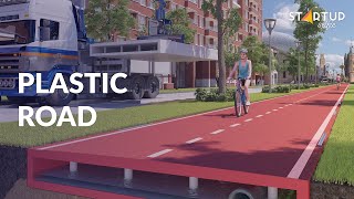 PlasticRoad  Solution to the plastic waste problem [upl. by Euphemiah750]