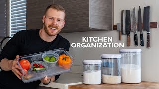 Beginners guide to Kitchen Organization Fridge Pantry Knives Pots  more [upl. by Ahsieuqal663]