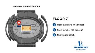 Madison Square Garden Seat Recommendations  The TicketCity Update Desk [upl. by Aerua825]