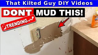 STOP Before you Mud over Torn Drywall Paper WATCH THIS part 1 of 2 [upl. by Millford]