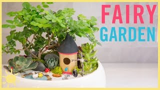 DIY  How To Make A Fairy Garden [upl. by Eanej375]