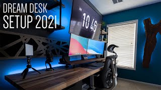 Ultimate Dream Desk Setup Build  8ft Desk  IKEA  Custom [upl. by Moncear]