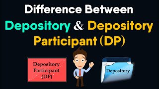 What is Depository and Depository Participant DP  Difference Explained in Hindi [upl. by Ahsirtal]