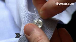 How to Sew a Button by Hand [upl. by Echikson]