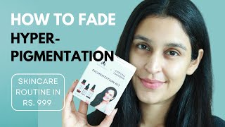 Under Rs 999 HYPERPIGMENTATION Skincare Routine  Chetali Chadha [upl. by Arbrab]