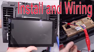 101 Android Touch Screen Car Stereo Install Wiring and Mounting [upl. by Annawek]