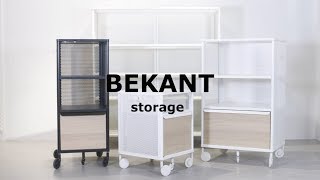 IKEA BEKANT förvaringsmöbler [upl. by Naek]