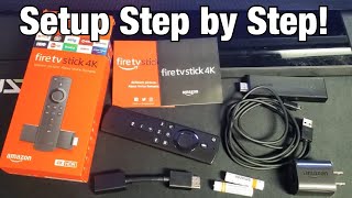 Fire TV Stick 4K How to Setup Step by Step  Tips [upl. by Enyallij445]