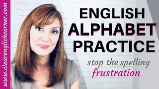 How to Say English Letters American English Alphabet Pronunciation [upl. by Taylor]