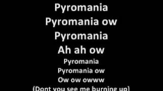 Cascada  Pyromania LYRICS [upl. by Iphlgenia]