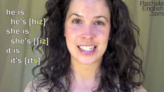 How to Pronounce Contractions American English Pronunciation [upl. by Yhtommit]